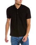 BURBERRY Mens Monogram Motif Polo Shirt, Black, S