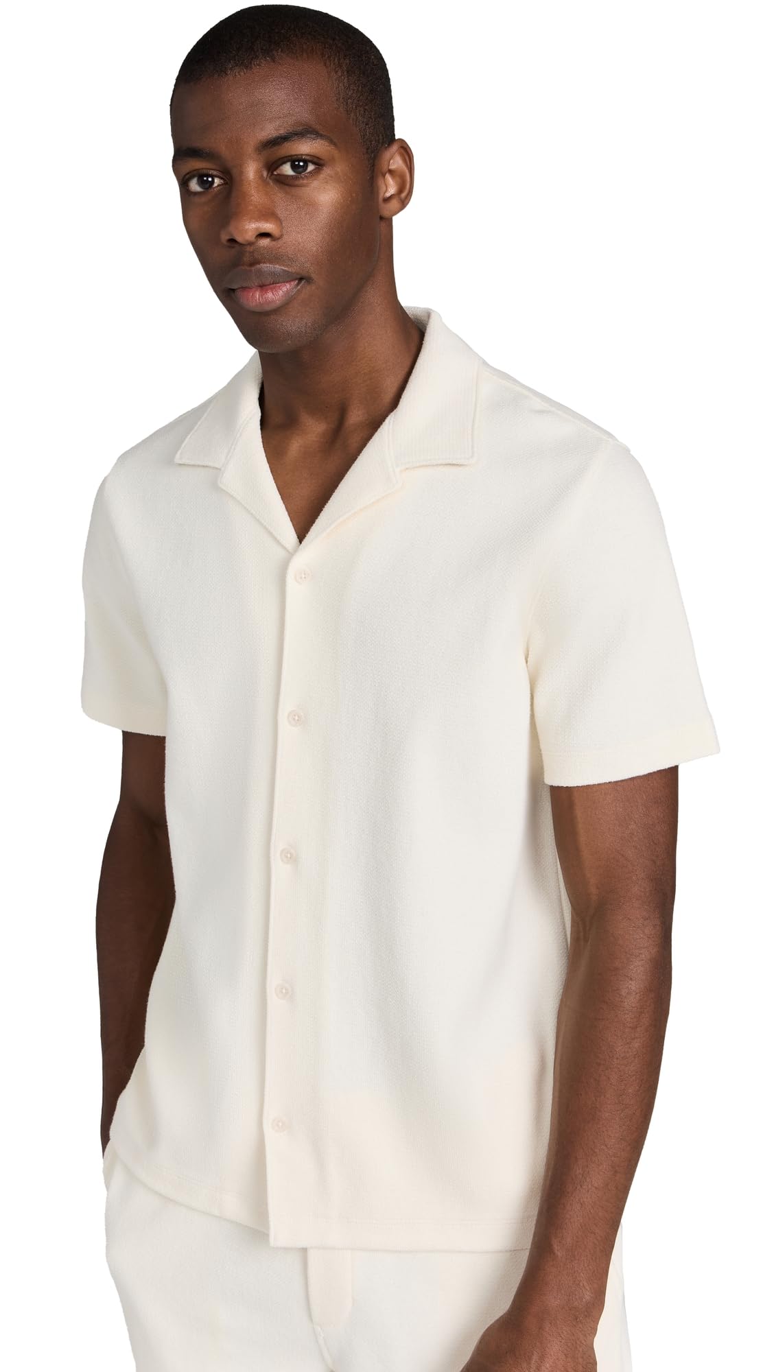 Vince Men's Boucle Button Down Shirt