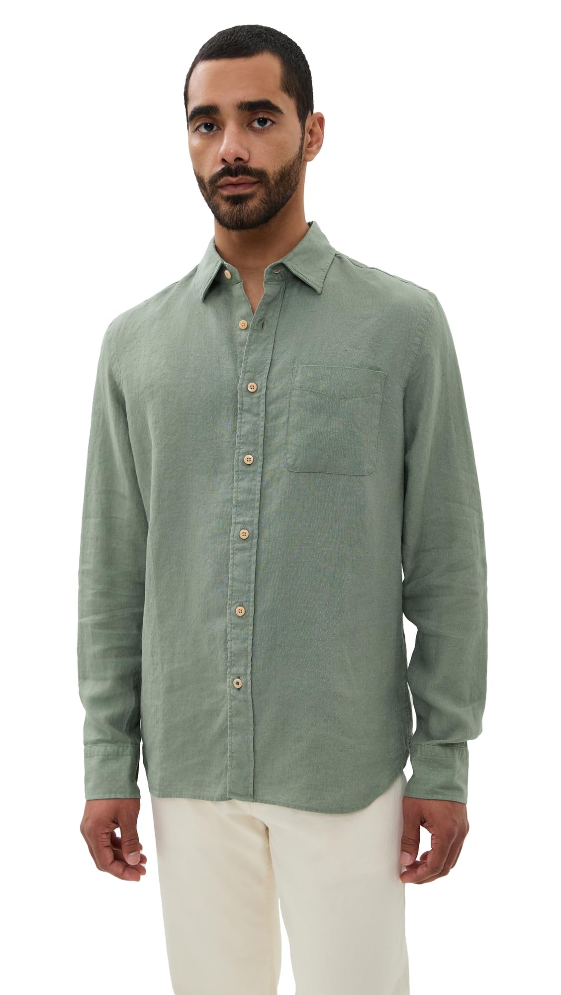 Faherty Men's Laguna Linen Shirt