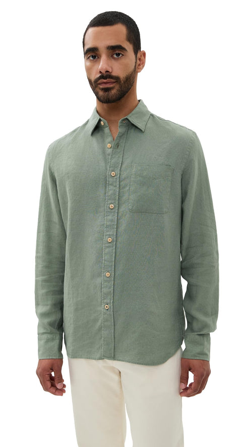 Faherty Men's Laguna Linen Shirt