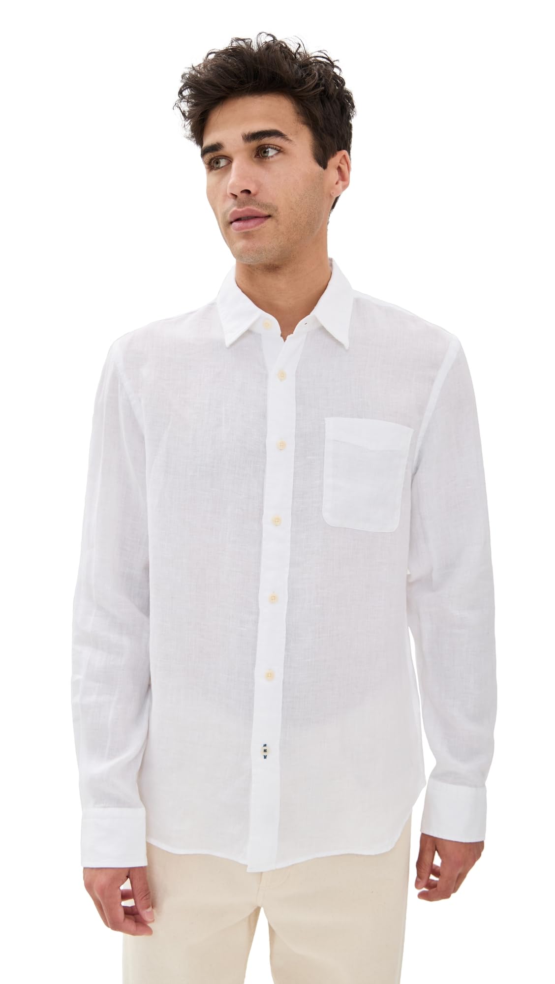 Faherty Men's Laguna Linen Shirt