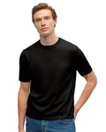 Men's Pima Cotton & Cashmere Knit Crewneck T-Shirt