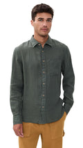 Faherty Men's Laguna Linen Shirt