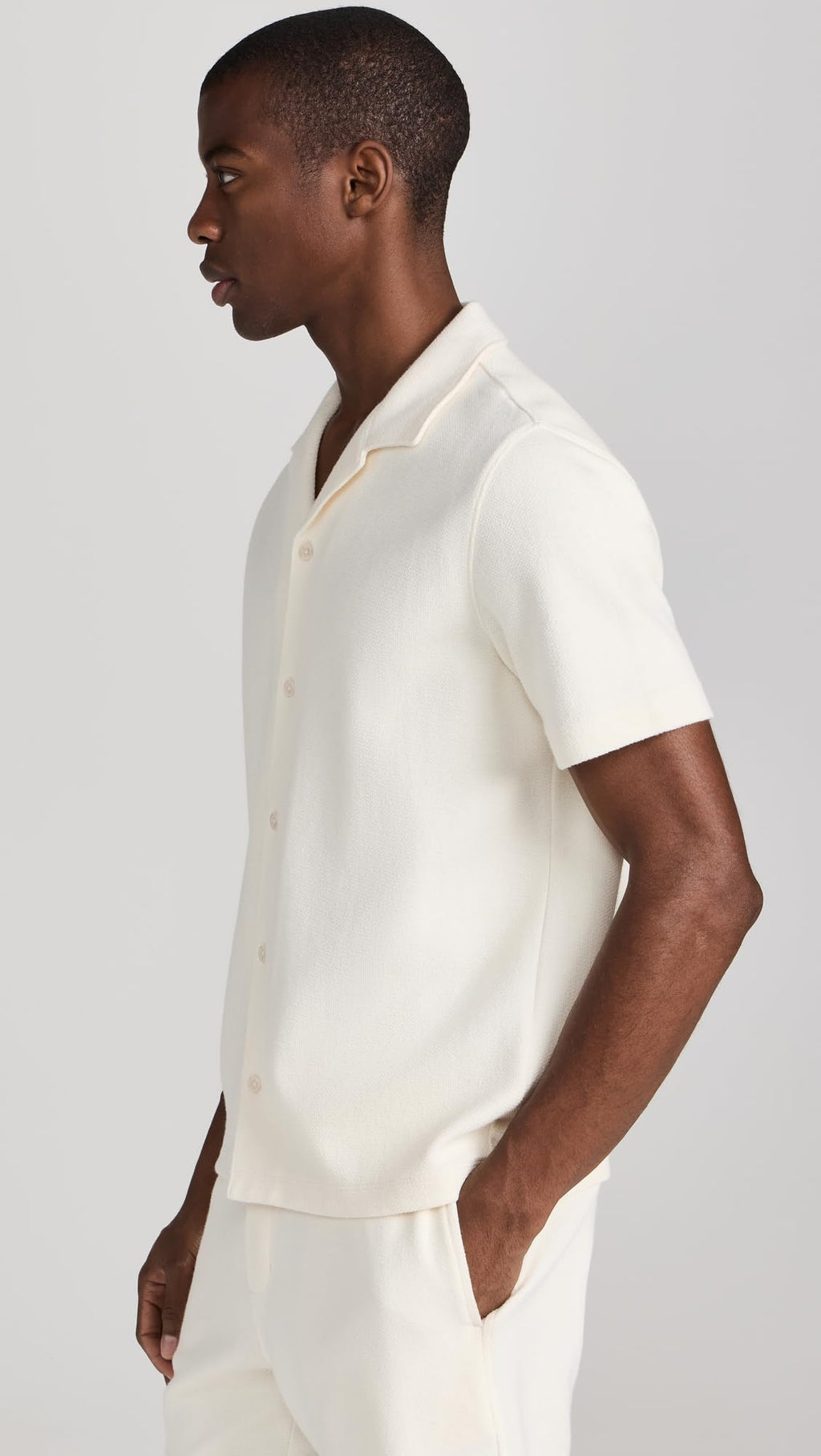 Vince Men's Boucle Button Down Shirt