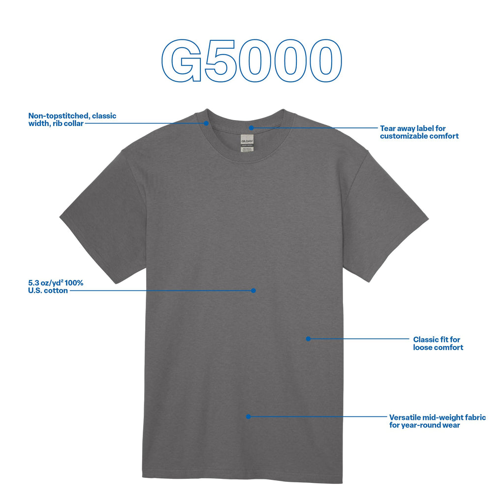 Gildan Adult Heavy Cotton T-Shirt, Style G5000