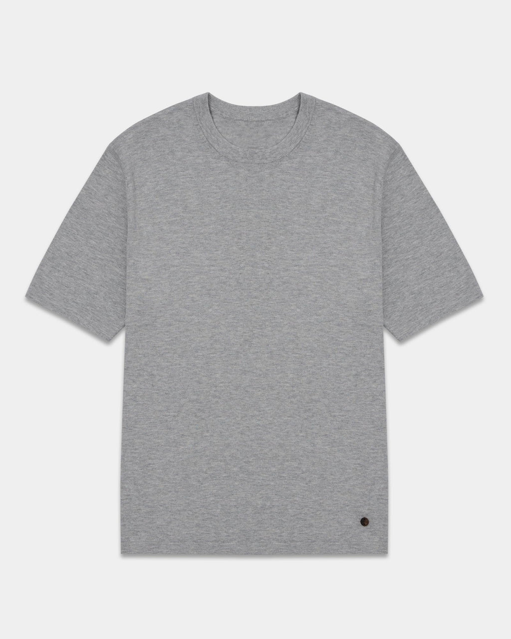 Men's Pima Cotton & Cashmere Knit Crewneck T-Shirt