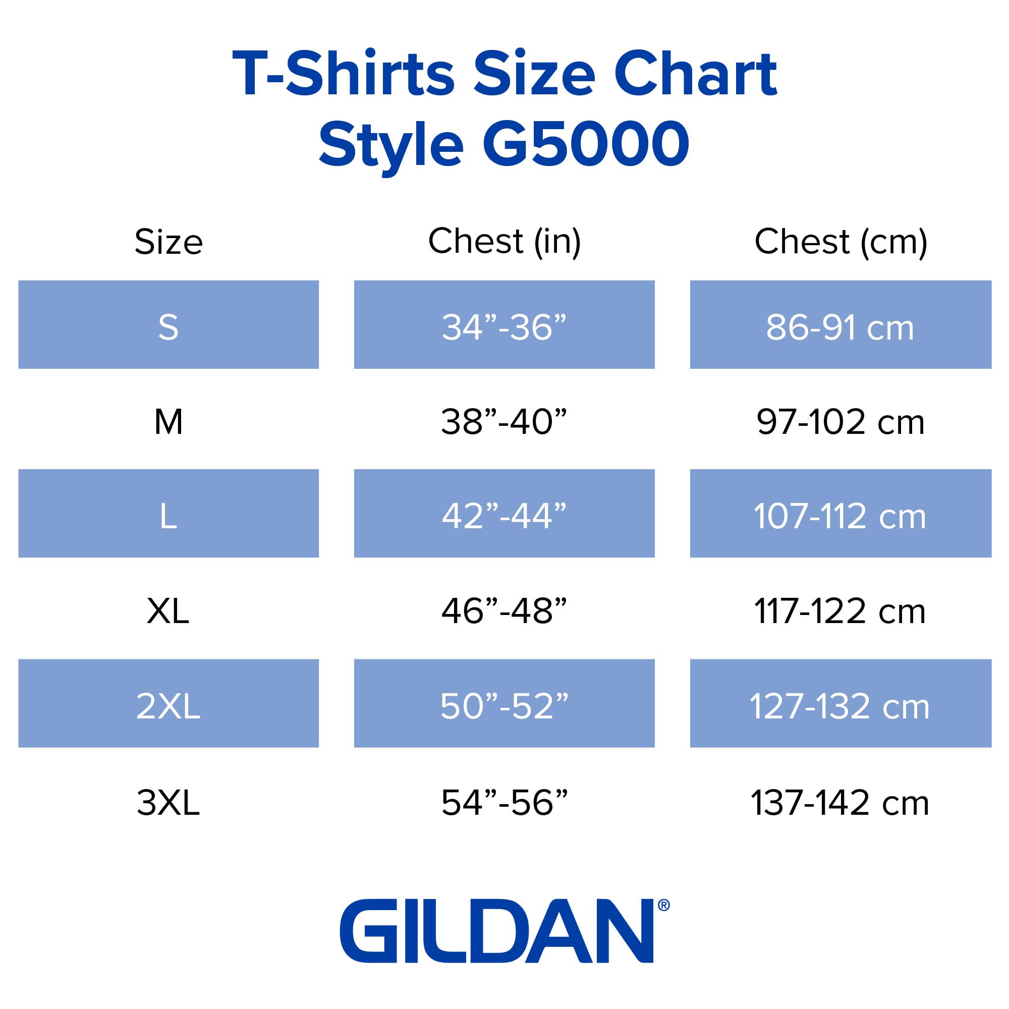 Gildan Adult Heavy Cotton T-Shirt, Style G5000