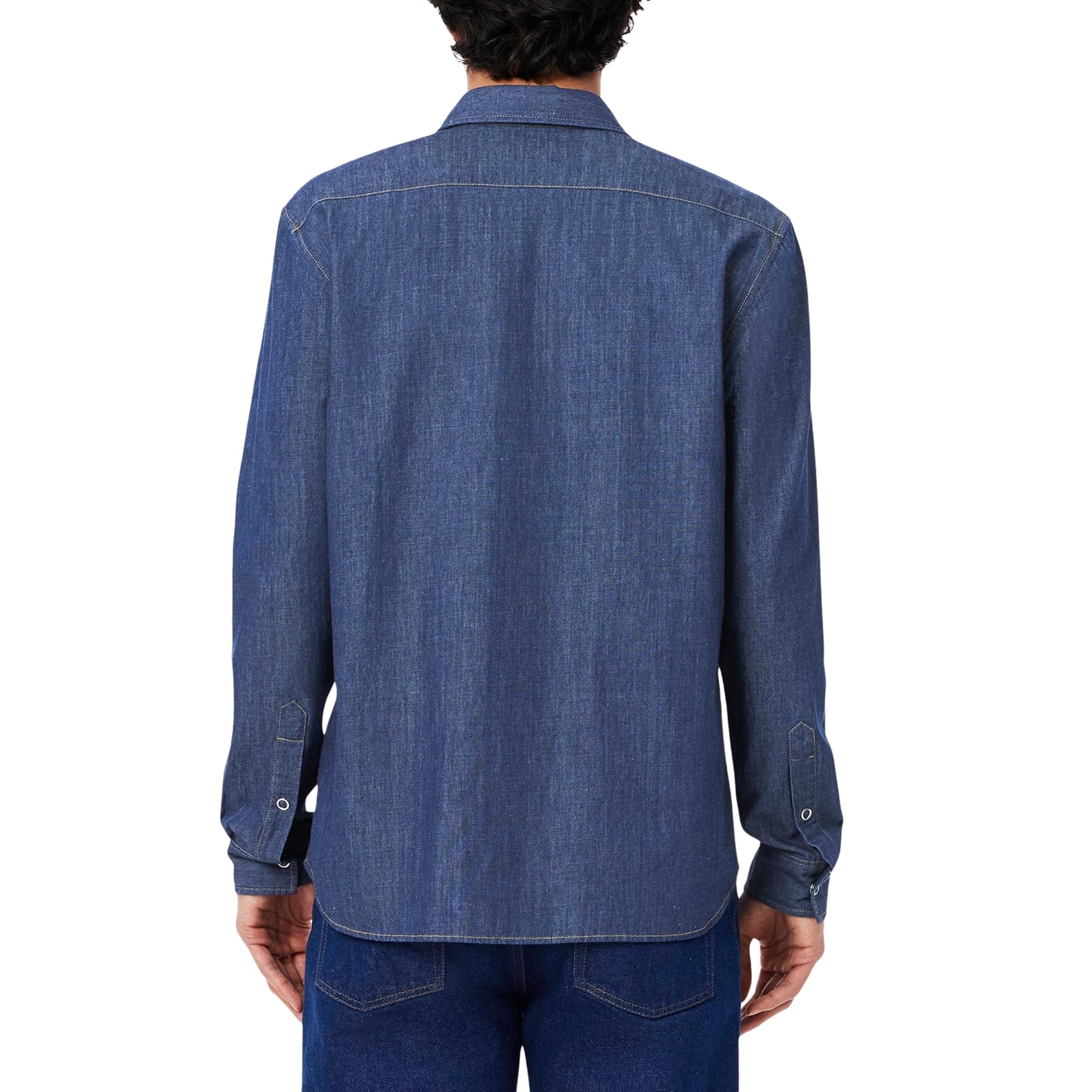 Lacoste Men's Regular Fit Lightweight Denim Shirt