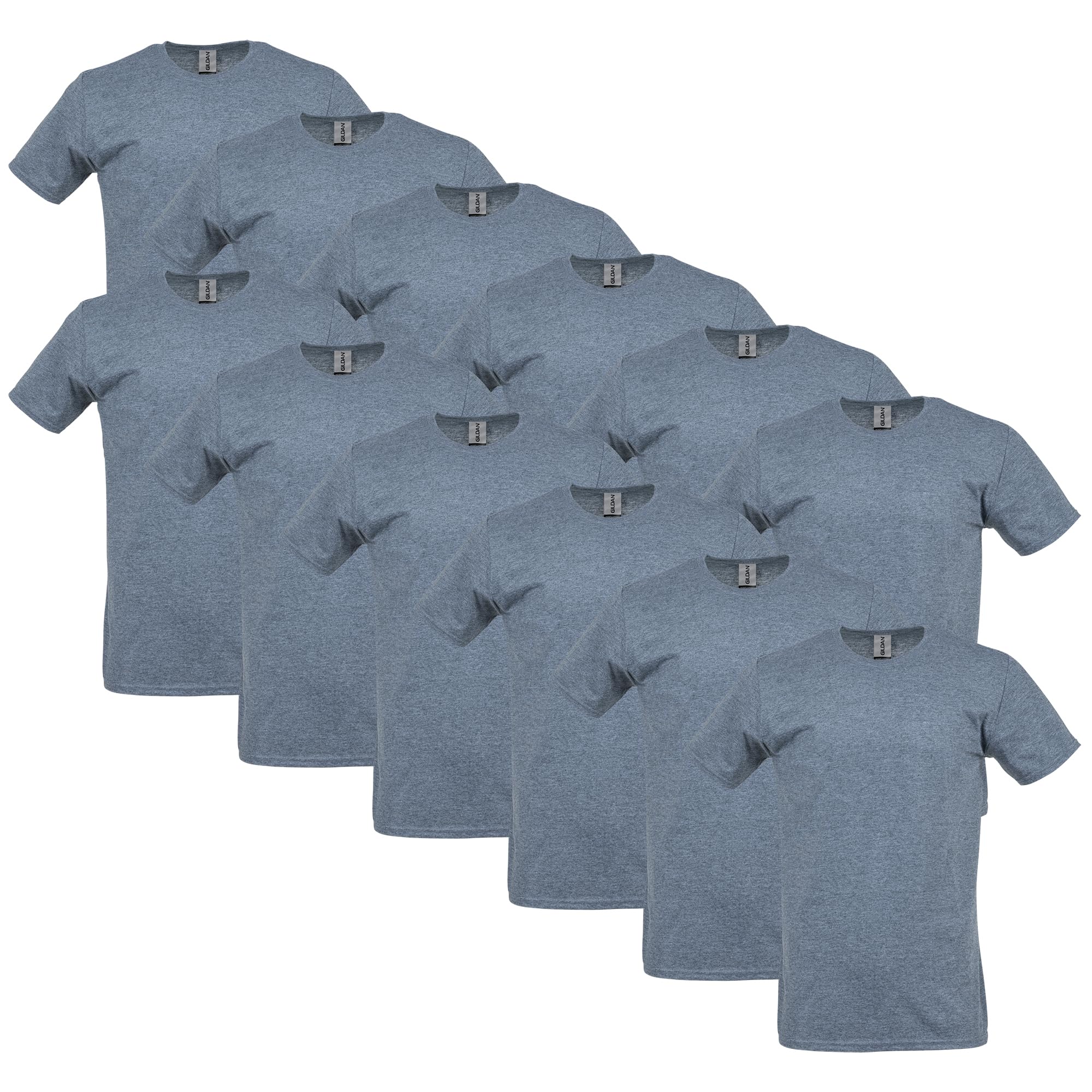 Gildan Adult Softstyle Cotton T-Shirt, Style G64000, Multipack