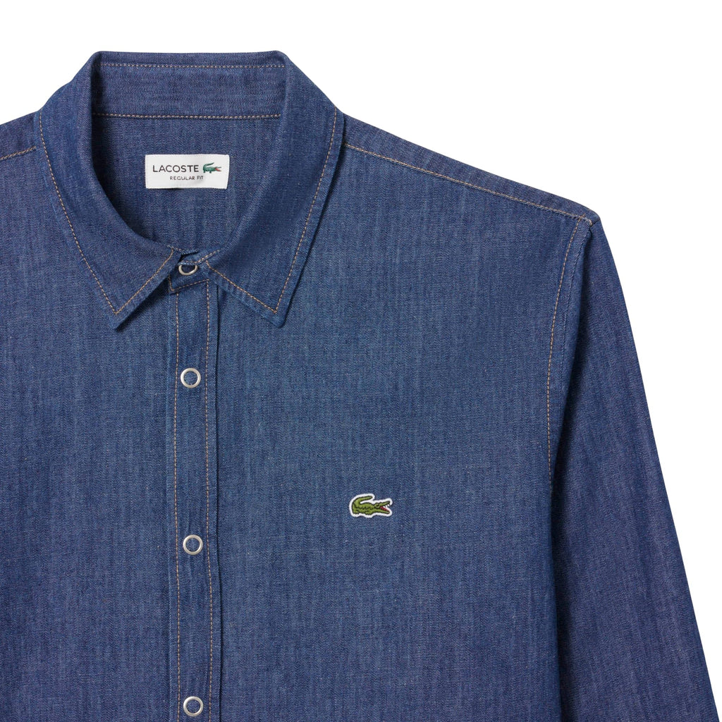 Lacoste Men's Regular Fit Lightweight Denim Shirt